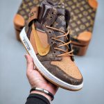 Louis Vuitton x Air Jordan 1 Pinnacle AJ generation basketball shoes