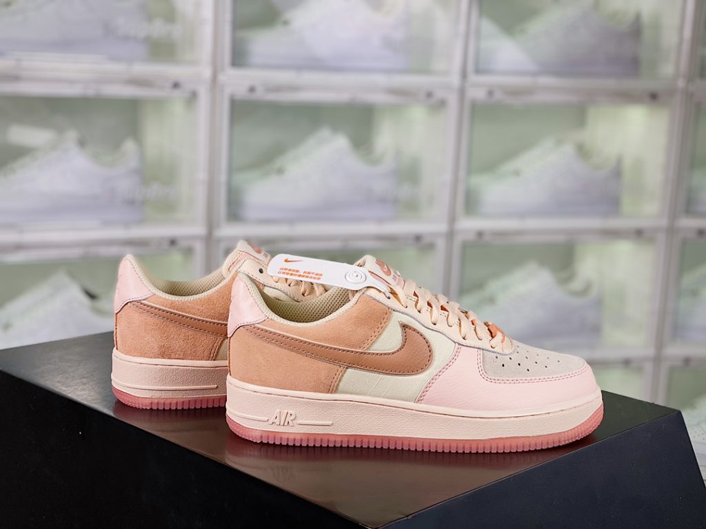 Nike Wmns Air Force 1′ 07 Low Premium”Washed Coral”