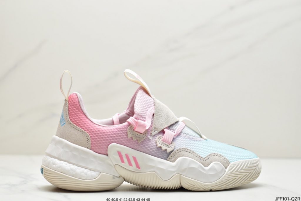 Adidas trail young 1 “cotton candy” low basketball shoe