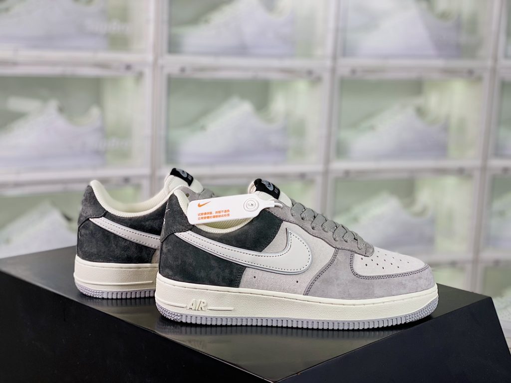 Nike Air Force 1´07 Low Suede”Grey/White/Brown” style code:DW0831-896