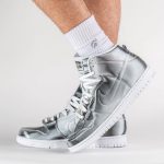 Metallic clot x Nike Dunk High “silver metallic” dunk collection