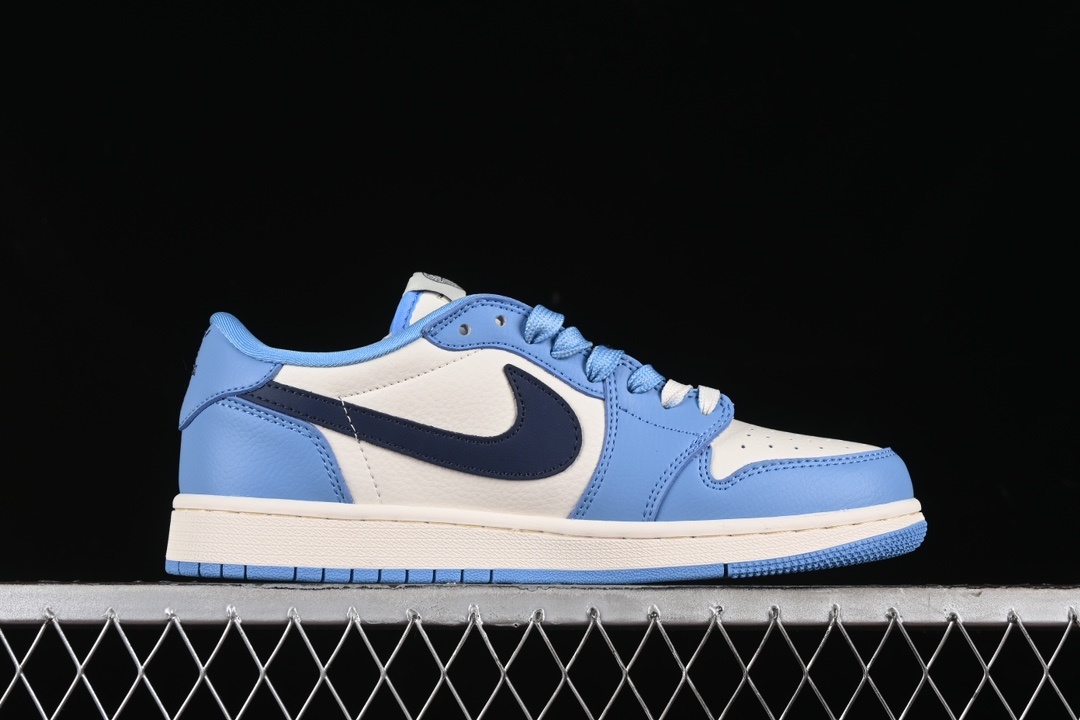 Travis Scott x Fragment Design x Air Jordan 1 Low OG SP Casual Board Shoes插图1