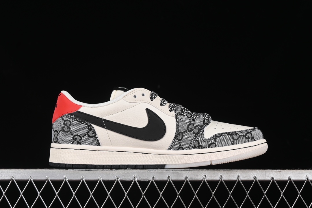 Travis Scott x Fragment Design x Air Jordan 1 Low OG SP    Low cut board shoes插图1