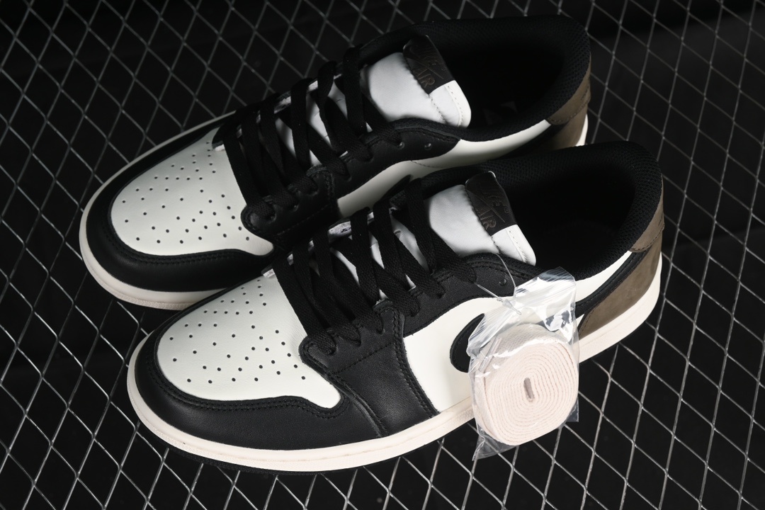 Air Jordan 1 Low AJ1 Little Mocha Low cut Cultural Basketball Shoes插图3