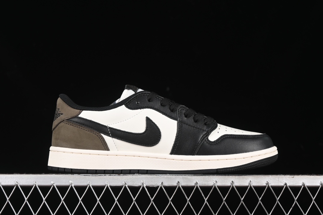 Air Jordan 1 Low AJ1 Little Mocha Low cut Cultural Basketball Shoes插图1