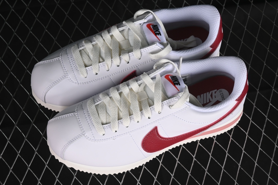 Nike Classic Cortez Leather Forrest Gump Retro Leather Running Shoes插图3