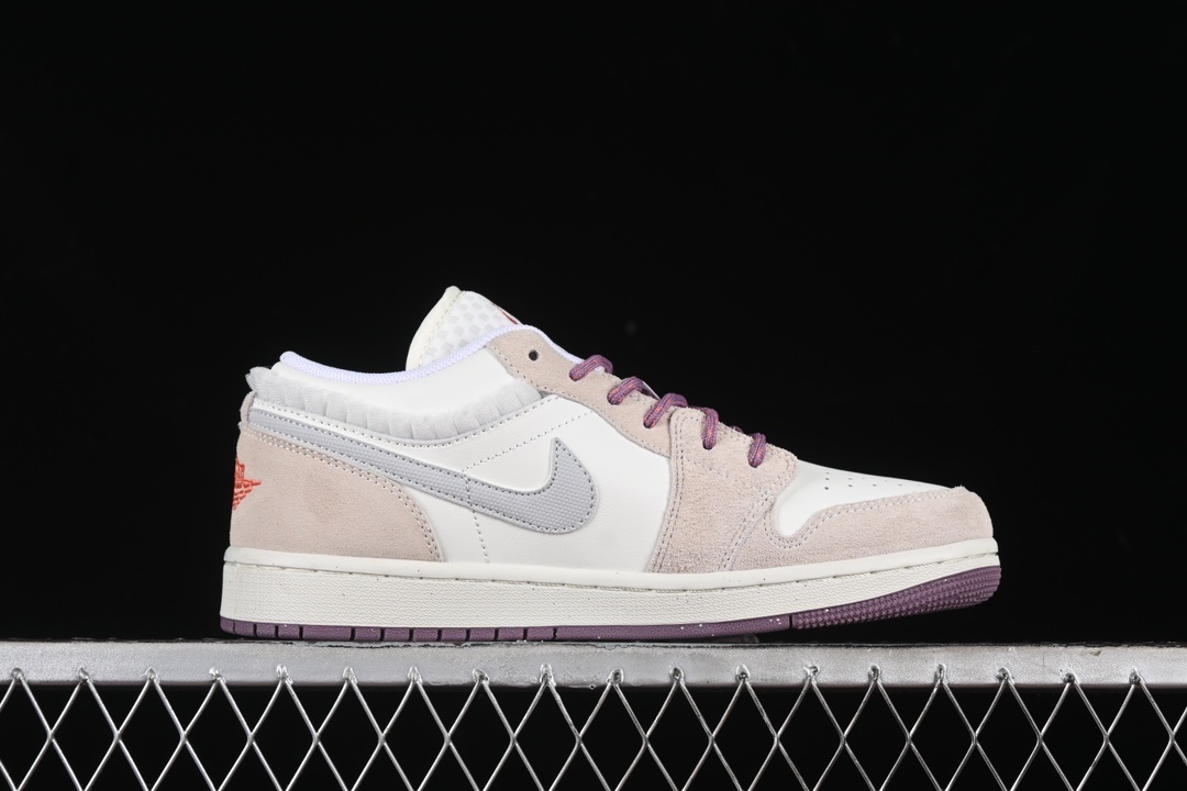 Air Jordan 1 Low AJ1 Sweet Potato Sweetheart Low Top Casual Board Shoes插图1