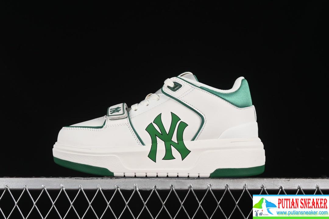 NY MLB Chunky Liner New York Yankees Velcro height increasing thick soled casual sports shoes