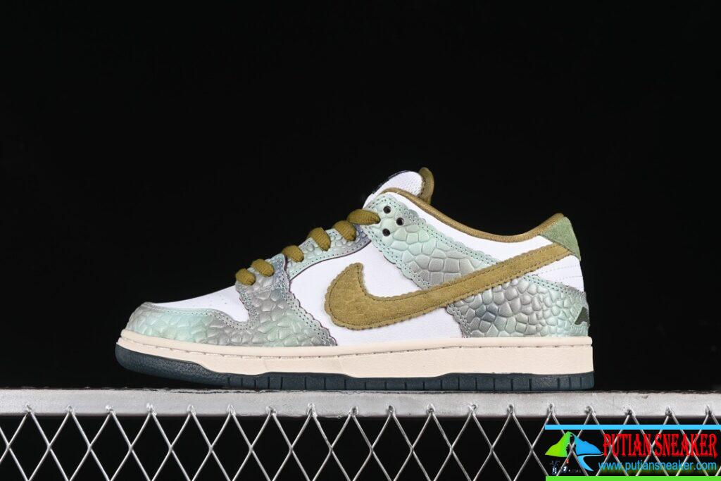 Alexis Sablone x Nike SB Dunk Low Reptile SB Low Top Casual Board Shoes HJ3386-300